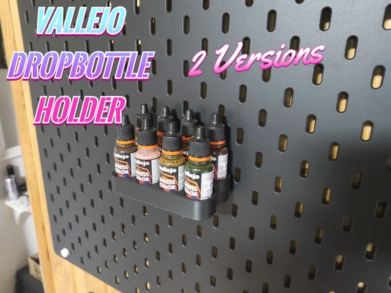 IKEA SKADIS  – 8× Vallejo 18 ml Dropper Bottles