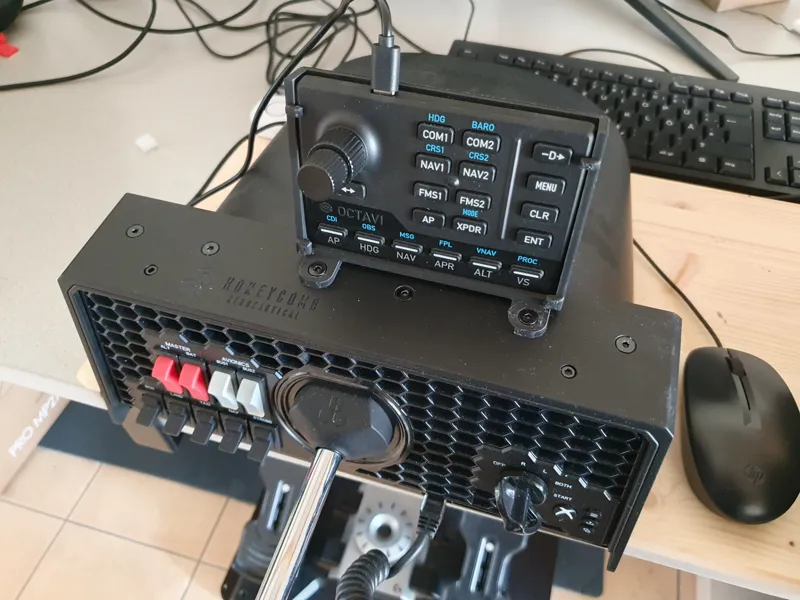 Octavi IFR-1 mount on Honeycomb (Alpha or Bravo)