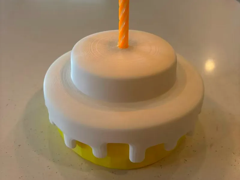 Reusable Birthday Cake