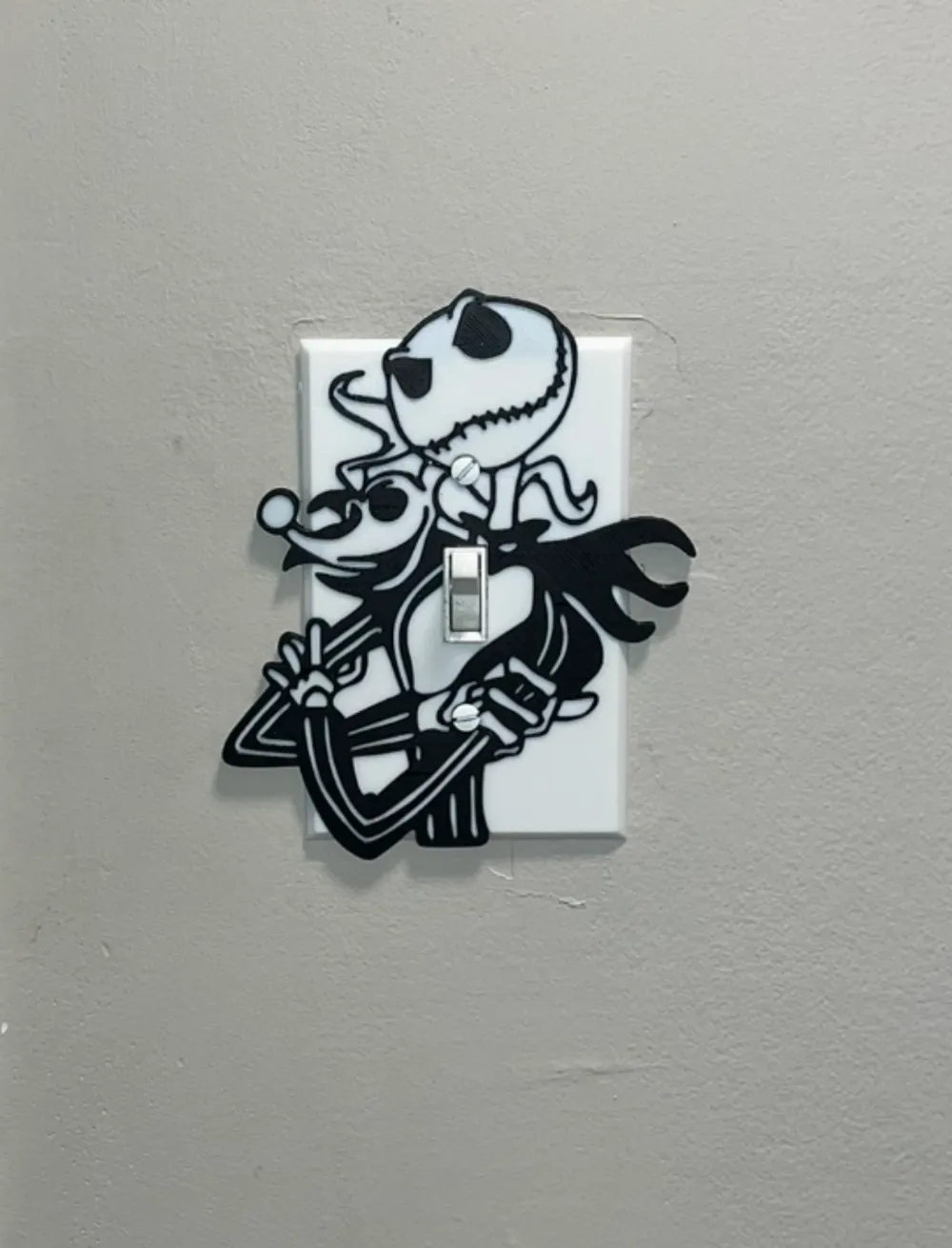 Nightmare Before Christmas Light Switch Cover - Free 3D Print