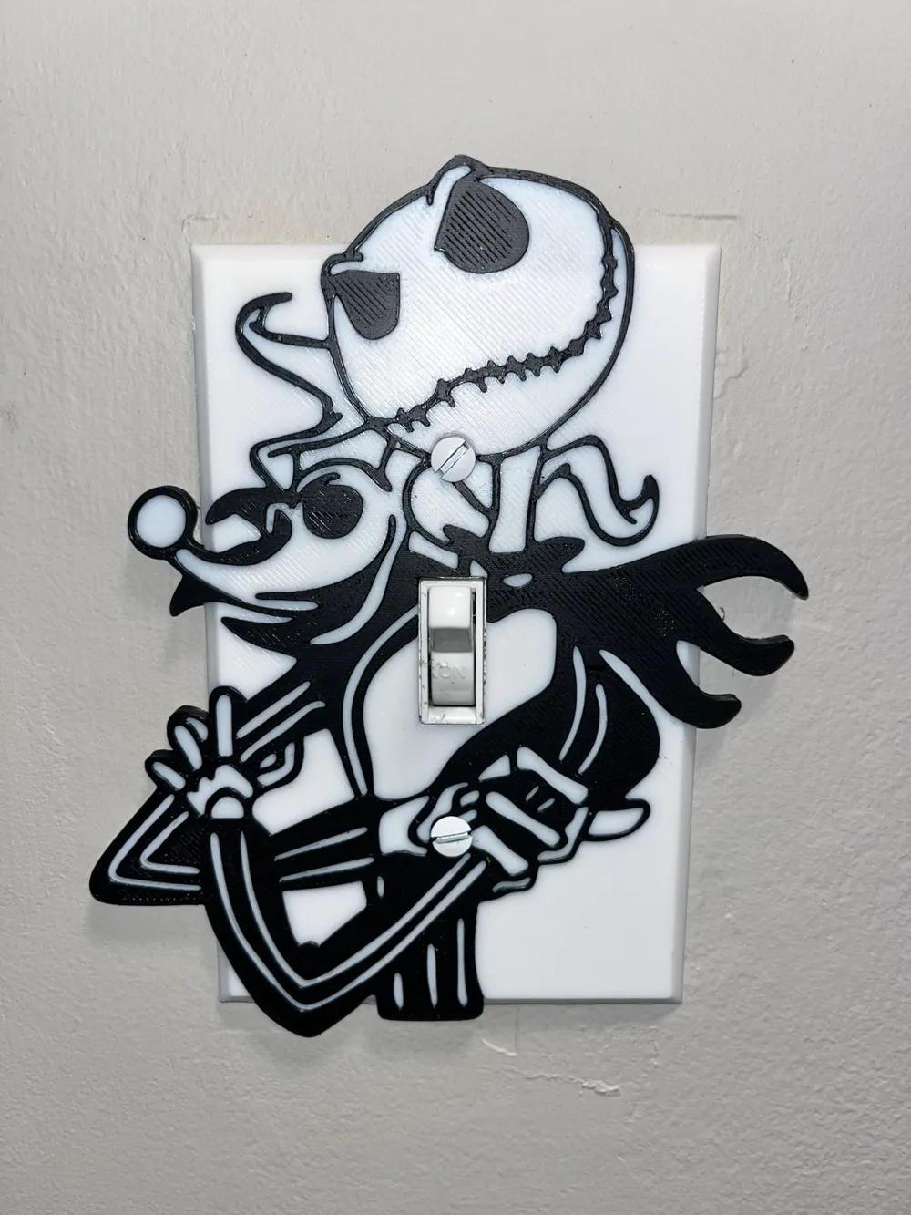 Nightmare Before Christmas Light Switch Cover - Free 3D Print