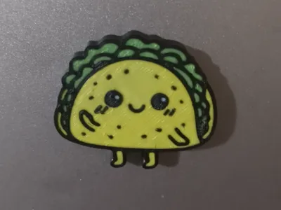 Magnet Cute Taco 