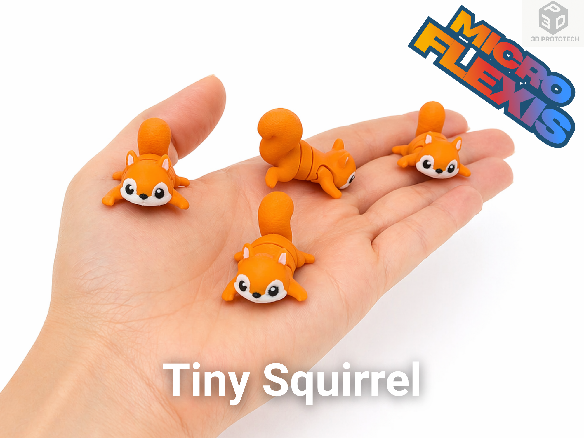 Miniatura 1 do modelo 3D Tiny Squirrel