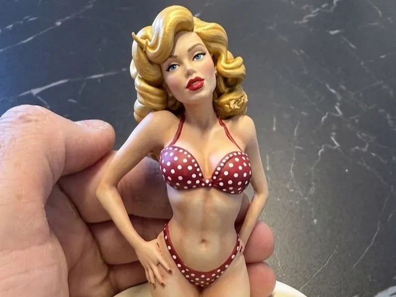 Sexy Pin Up Girl Bust