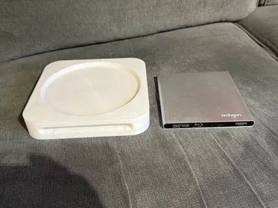 External DVD Drive Caddy for M1/M2 Mac mini - Free 3D Print Model ...