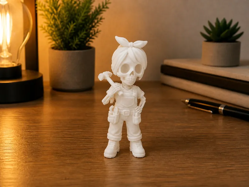 Skeleton Craftswoman