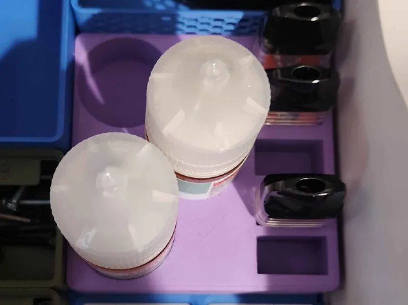 Bac Gridfinity pour pods et flacons de e-liquide