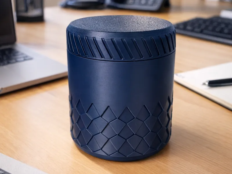 Contenitore Moderno con trama circolare