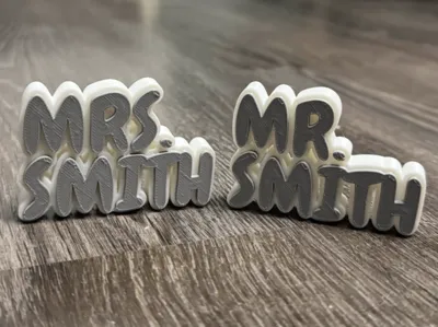 Custom Name Sign [OPENSCAD]