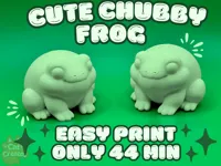 Cute Chubby Frog - Regular Size