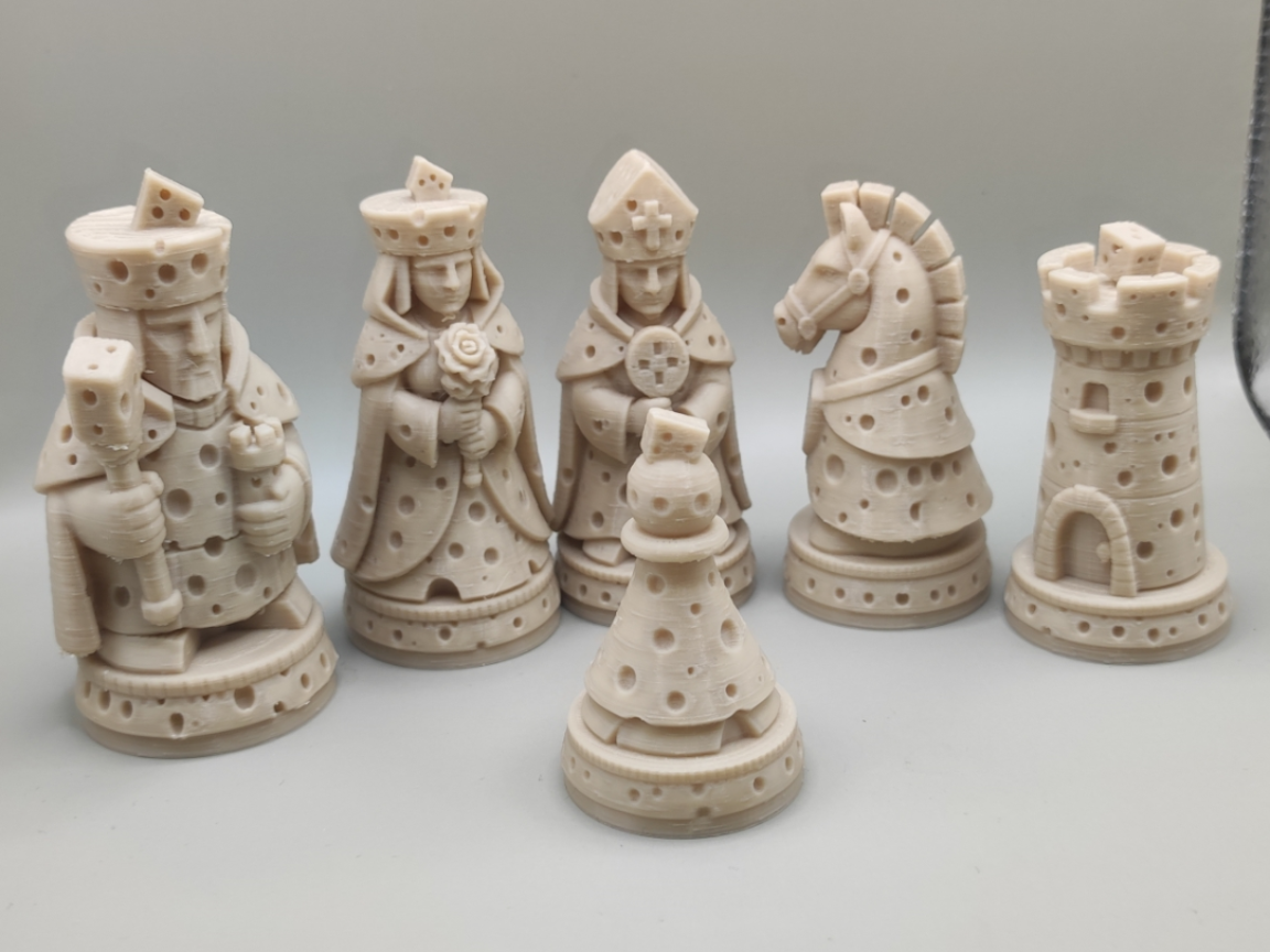 Royal Cheese Chess Set