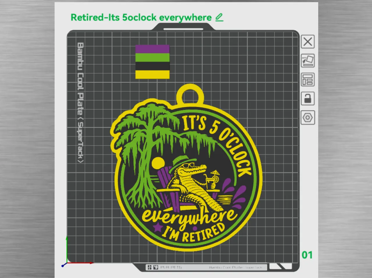 Retired-Its 5 o'clock Everywhere Pendant view 3