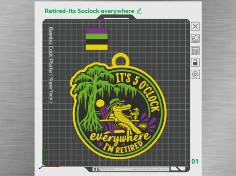 Retired-Its 5 o'clock Everywhere Pendant view 3