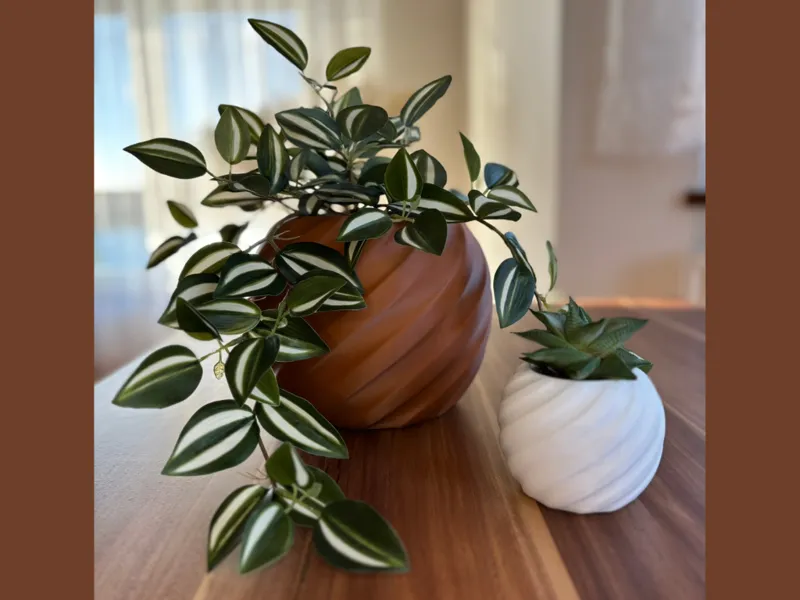 Planter Plant Pot Spiral