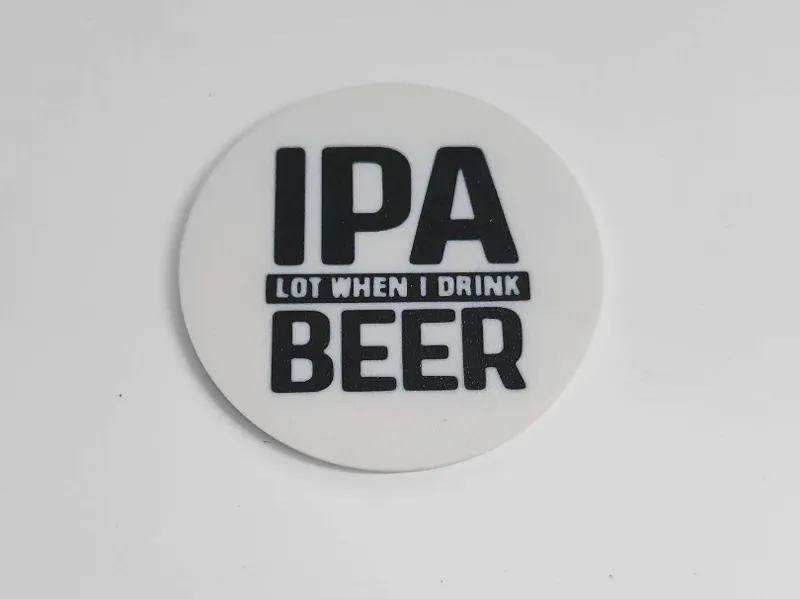 IPA lot Beer coaster