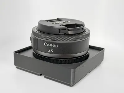 Gridfinity Canon RF Vertical Lens Storage 2x2
