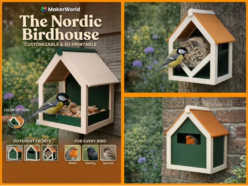 The Nordic Modular Birdhouse