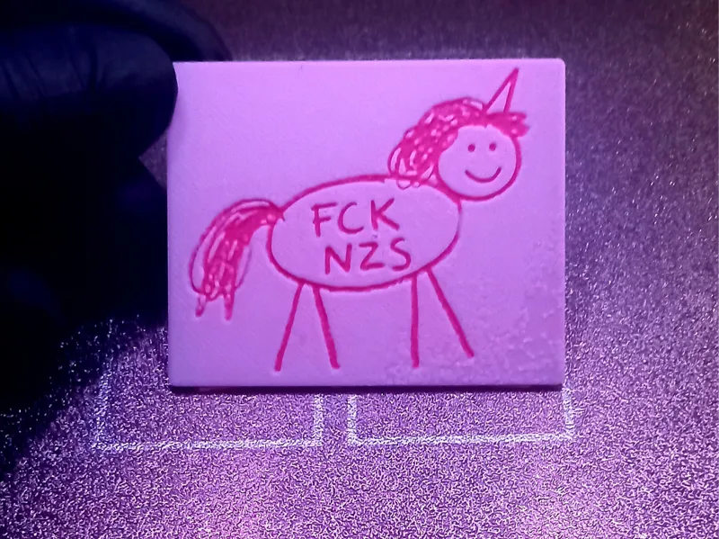 HueForge | Einhorn #FCKNZS