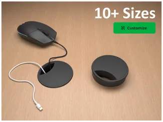 cable grommet (10+ Sizes, customizable)