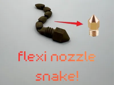 Flexi 3D Printer Nozzle Fidget