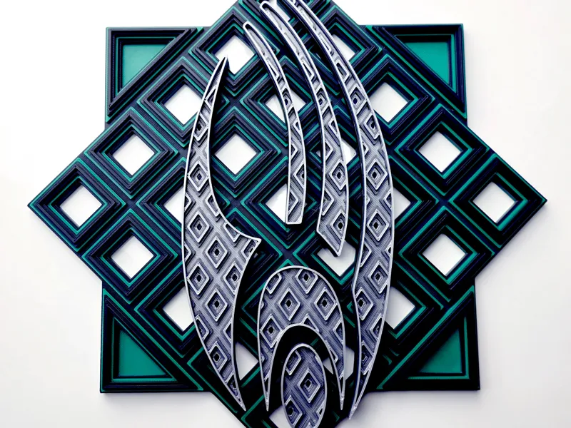 Borg Dimensional Grid Mosaic