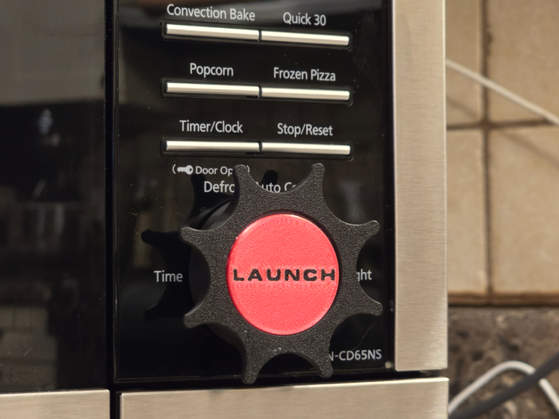 Panasonic Genius Microwave Dial and Button Covers