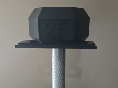 Dumbbell Phone Holder