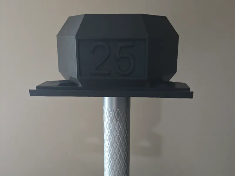 Dumbbell Phone Holder