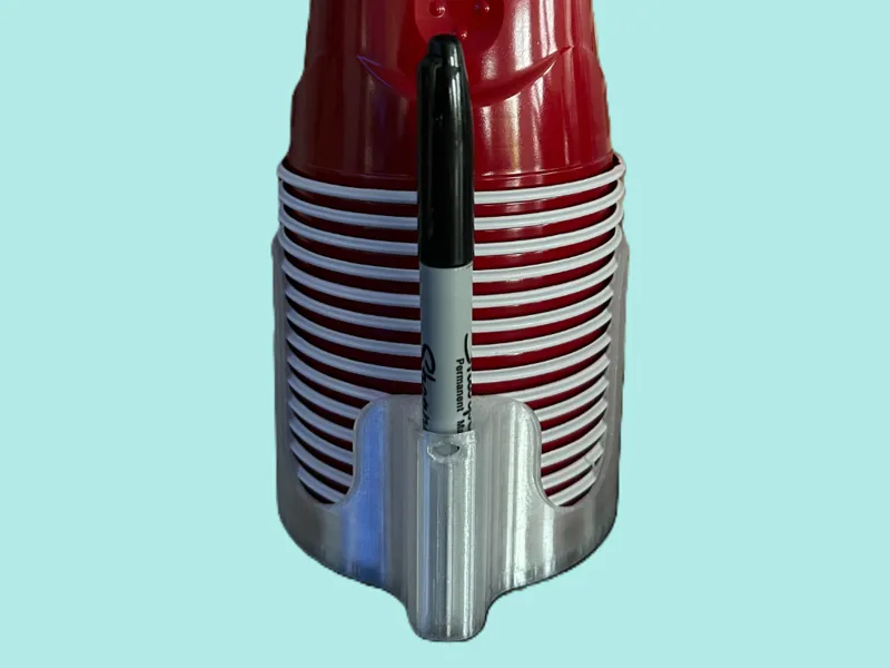 One Marker 18oz Solo Cup Party Organizer