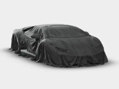 Lamborgini Covered With a Blanket