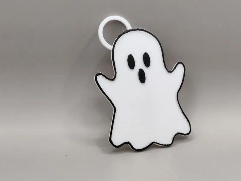 Halloween ghost keychain