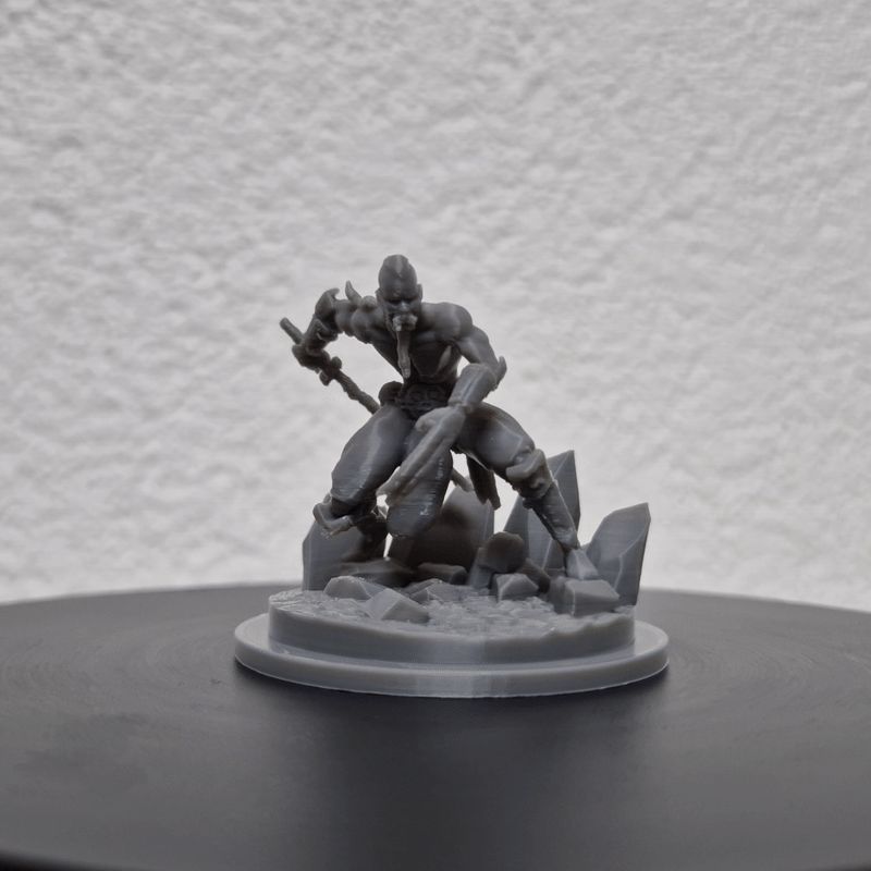 Viking Samurai Miniature Warrior Figurine