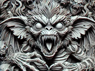 Gremlin demon HueForge