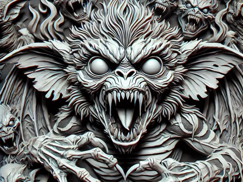 Gremlin demon HueForge