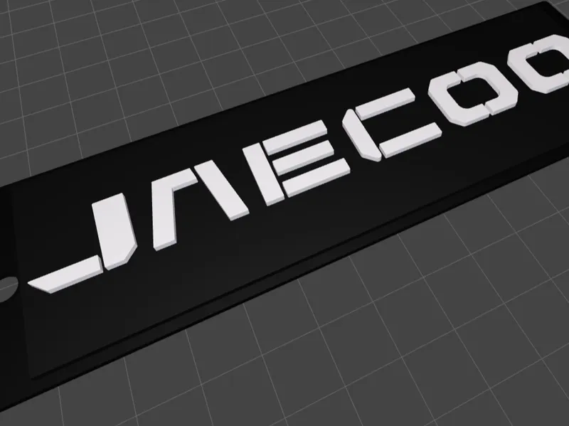 Simple JAECOO keychain 