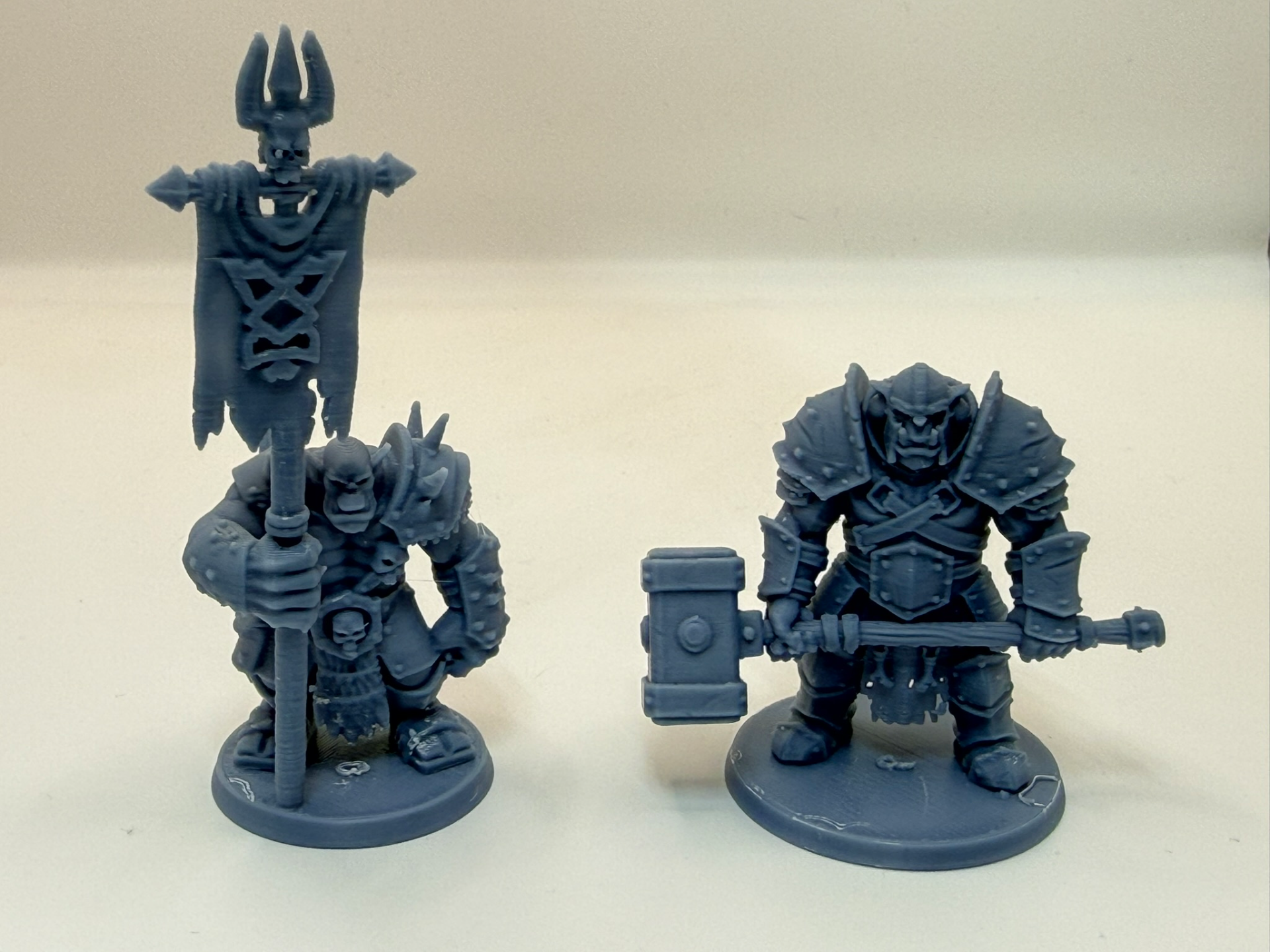Orc Warlord & Banner Bearer - 32mm Army Starter