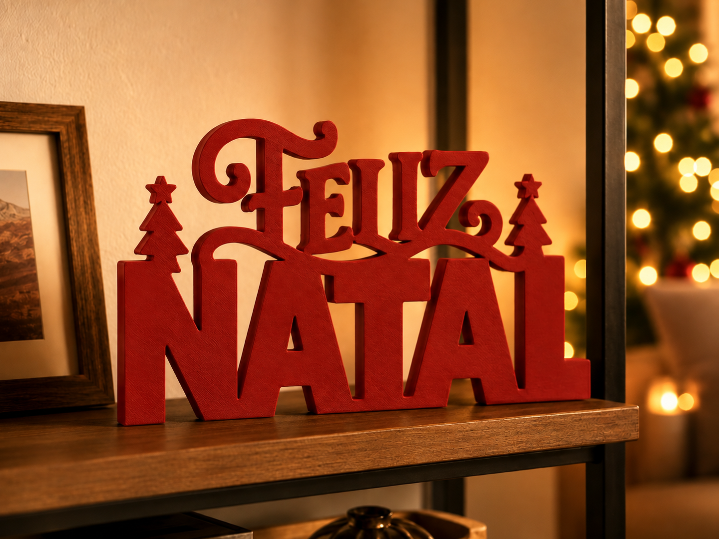 Lettering Feliz Natal - 1