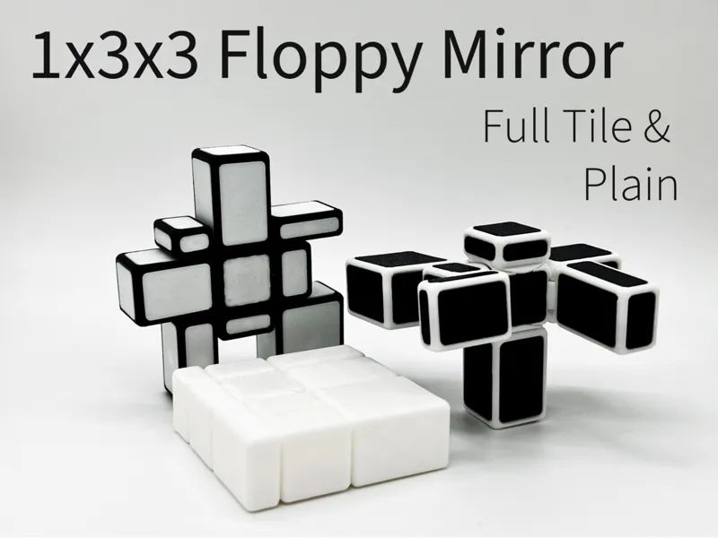 Floppy Mirror Cube Puzzle 1x3x3 V1.3
