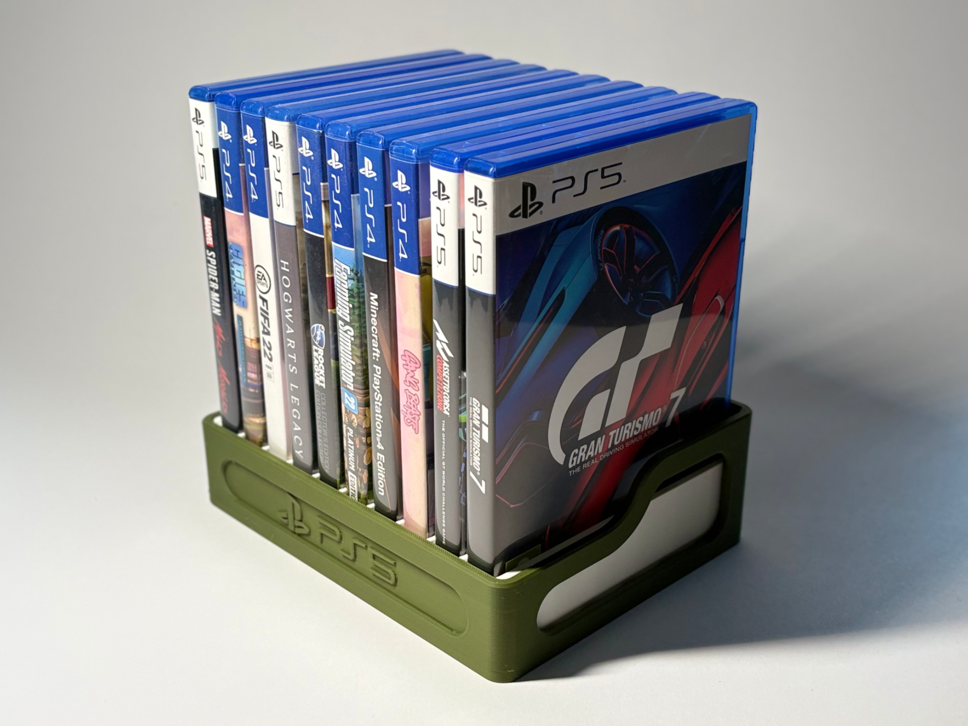Game case storage rack - No AMS