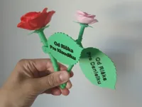 Rose éternelle avec message du cœur — photo 2