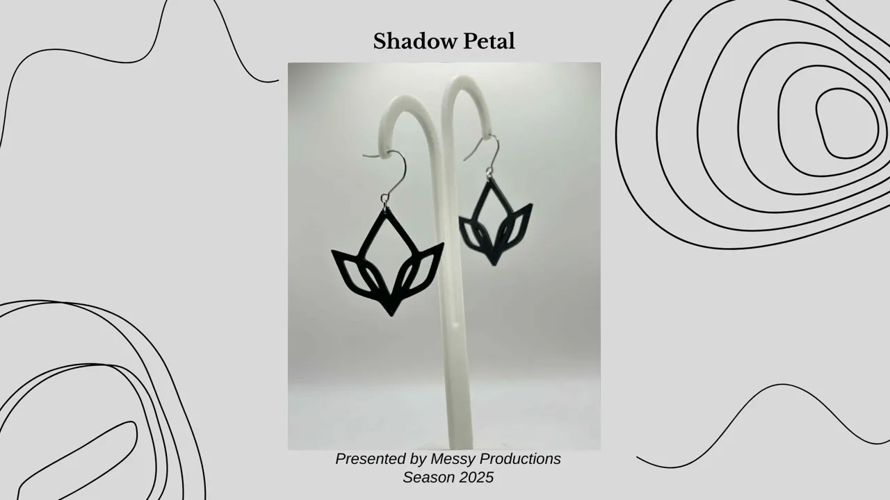 Flower Earrings - No AMS view 3