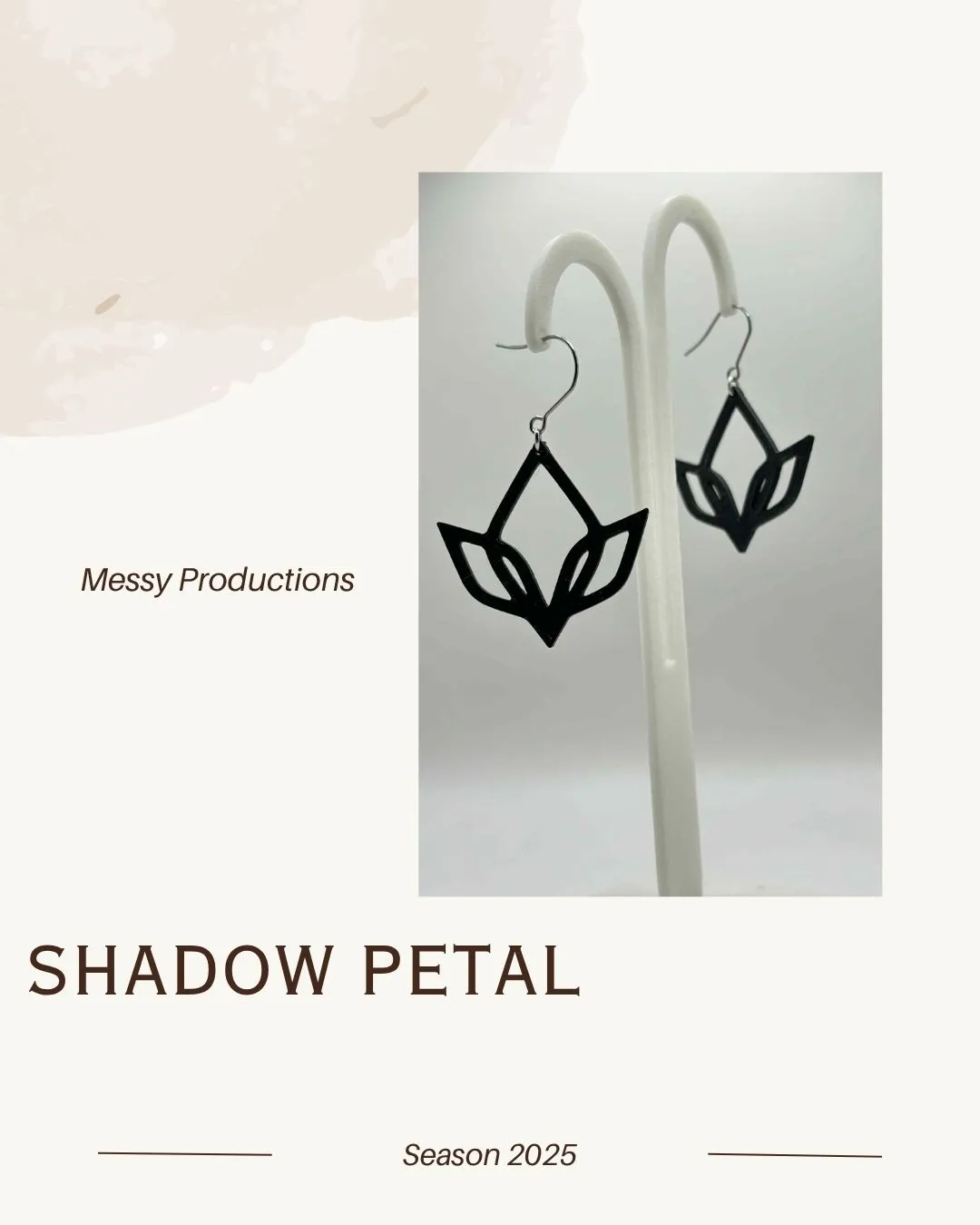 Flower Earrings - No AMS view 2