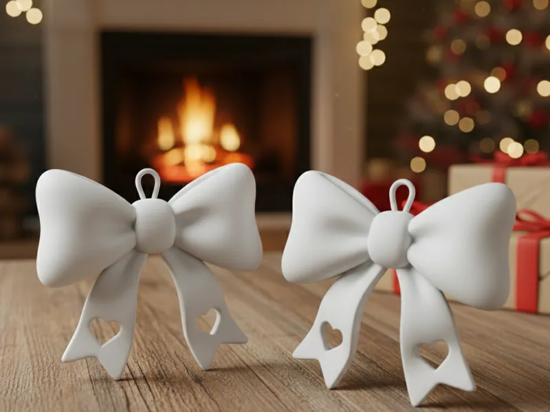 Christmas Tree Bows Ornaments