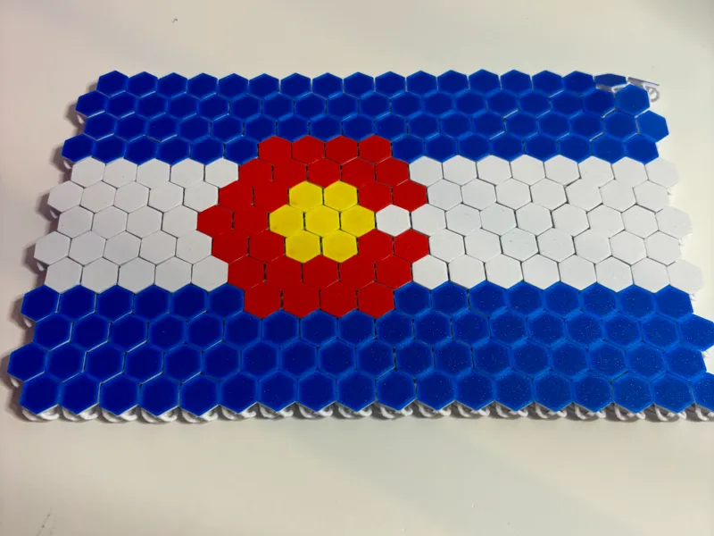 Flexible Colorado Flag