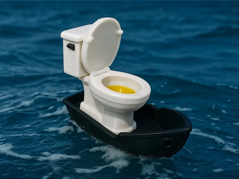Toilet Benchy – “S.S. Porcelain”