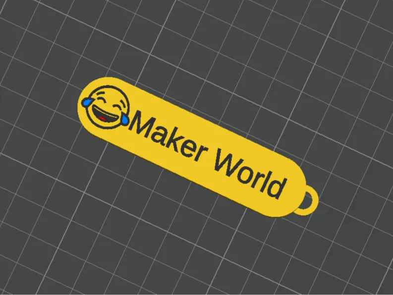 Customizable Emoji Keychain
