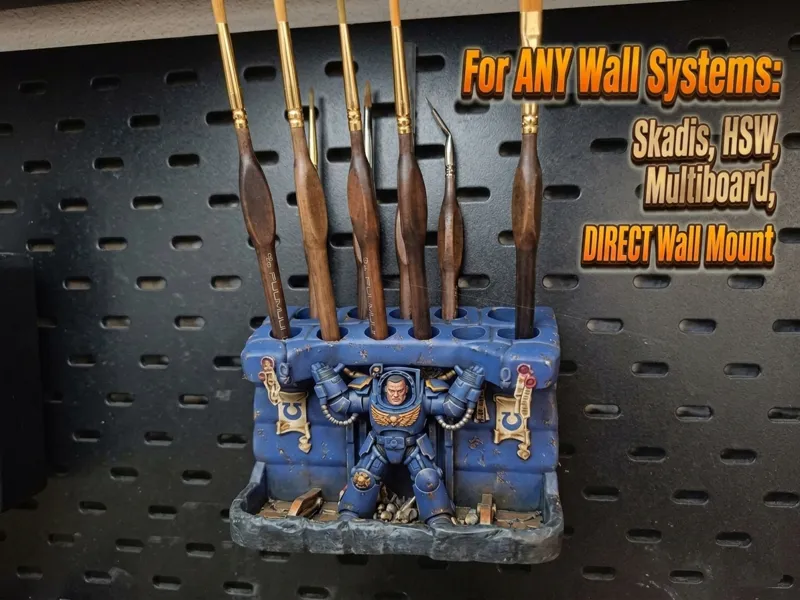 Armor Brush Holder - for any-Wall-Systems