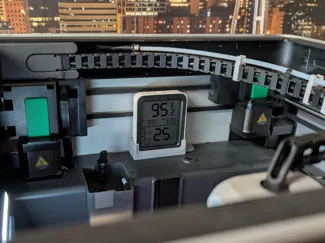 Rear Chamber Cover Hygrometer Mount