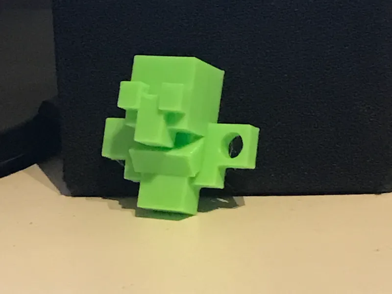 Minecraft Totem keychain