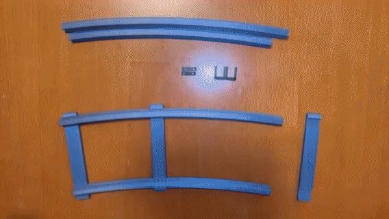 Modular train tracks